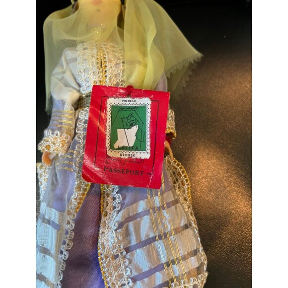Vtg Moroccan Male Berber Female Fatima Doll Folkloric LATIFA Depose Passport - Picture 8 of 10